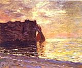 Day Canvas Paintings - Etretat The End of the Day